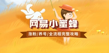 网易小蜜蜂_自动涨粉养号全流程完整攻略-子潮网