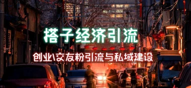 搭子经济引流_创业粉\交友粉引流与私域建设-子潮网